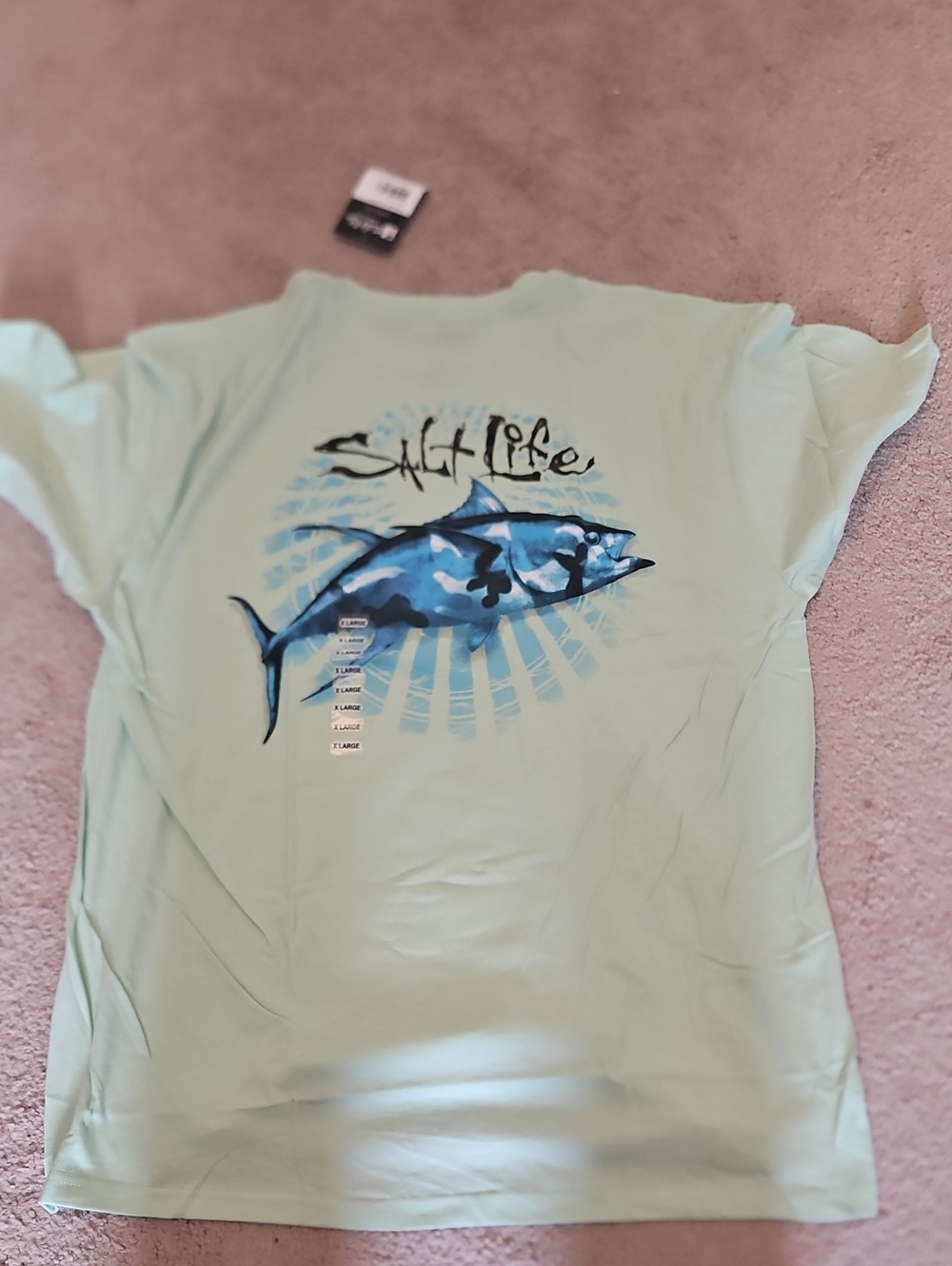 New Salt Life Graphic Tees - Mint & Khaki - Picture 9 of 16